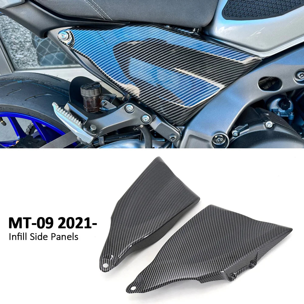 Carbon Fiber Side Covers For Yamaha MT-09 FZ-09 - 2014 to 2020