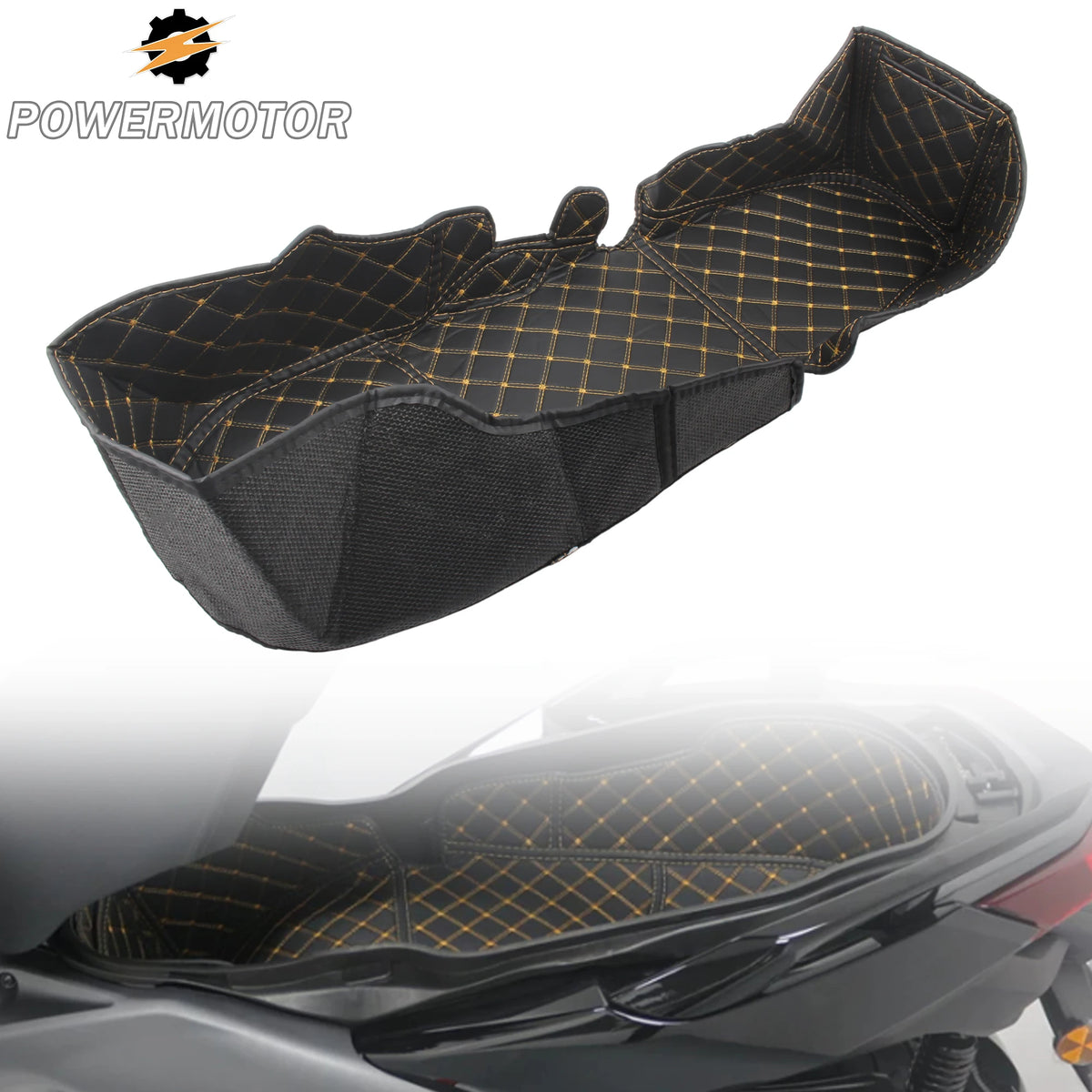 Cushioned trunk liner pad compartment 1