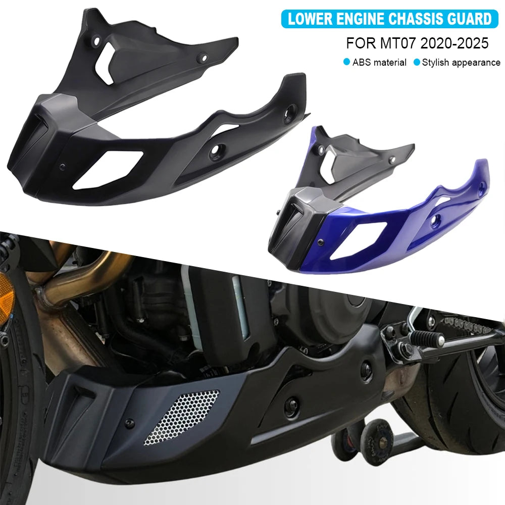 Black and blue ABS fairing panel 1