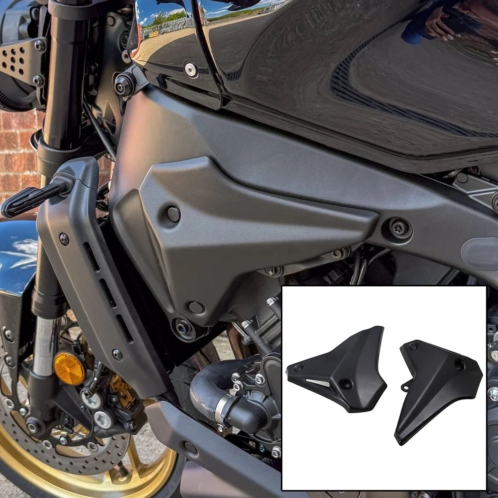 Black ABS plastic side fairing panels 1