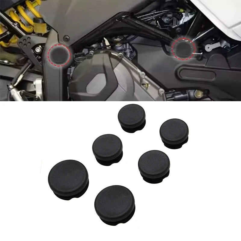 Frame Hole End Caps For Ducati Desert X - 2022 to 2023