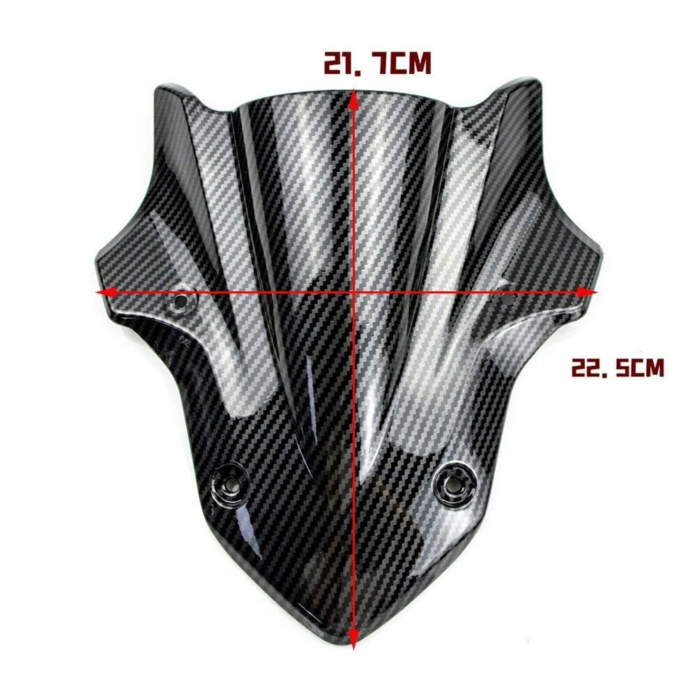 Black ABS windscreen fairing Kawasaki 2