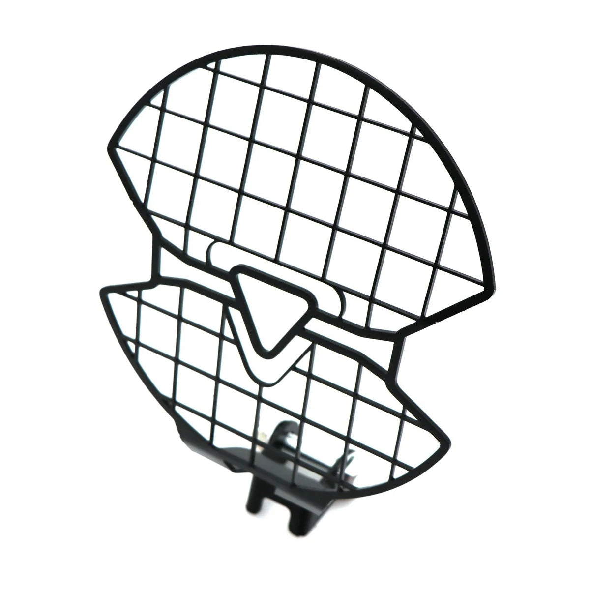 Black mesh headlight protection grille 2