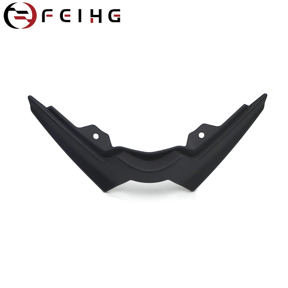 Black plastic front fender extension 2