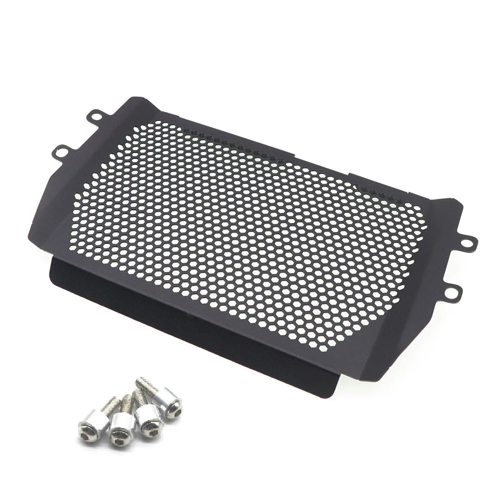 Black aluminum radiator guard 3