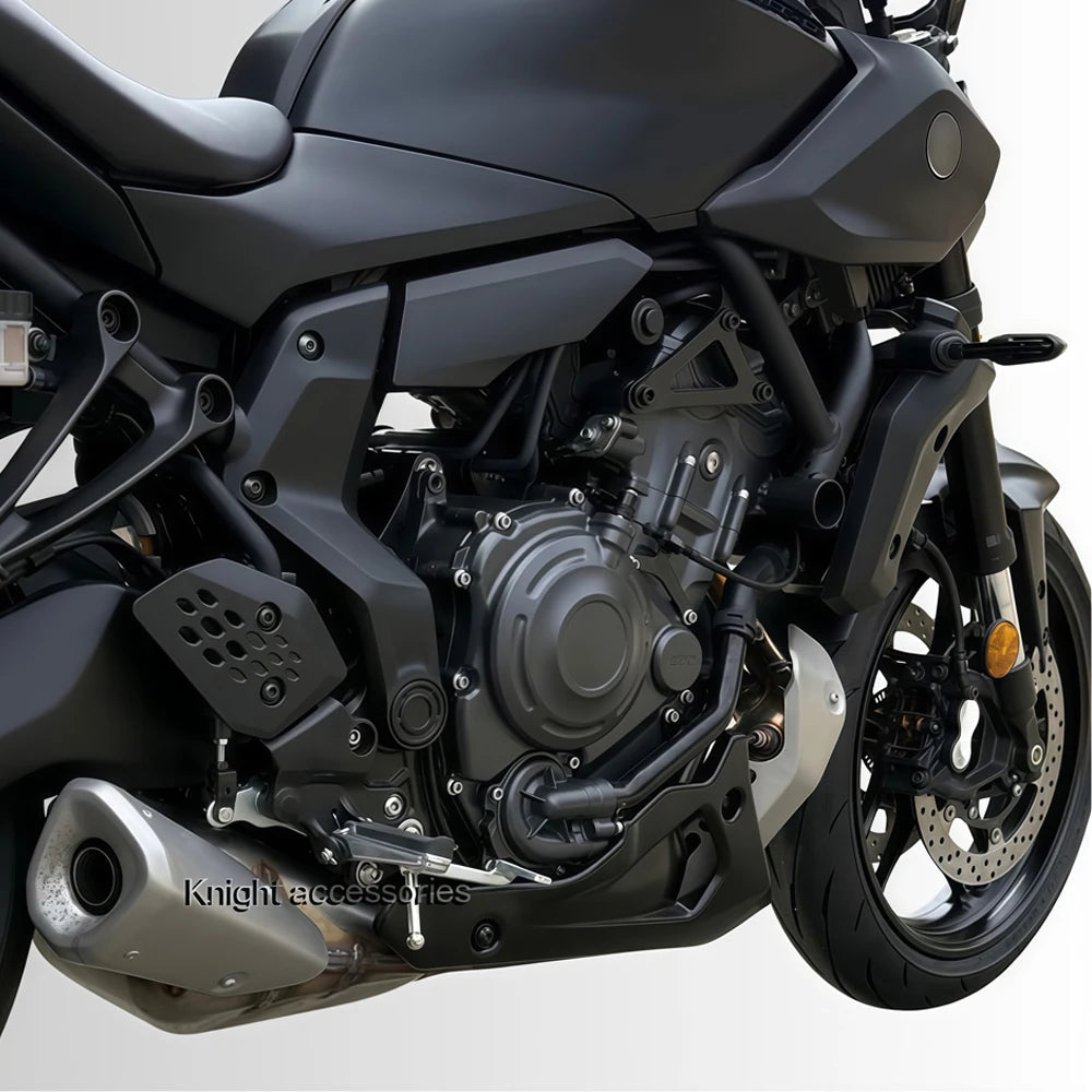 Black and blue ABS fairing panel 4