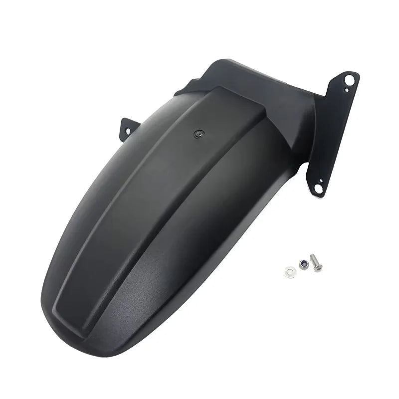 Black rear fender extension splash guard 4