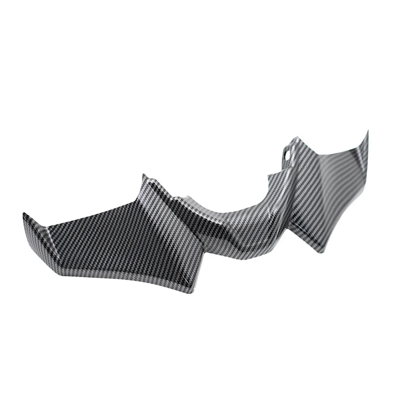 Black front fairing spoiler deflector 4