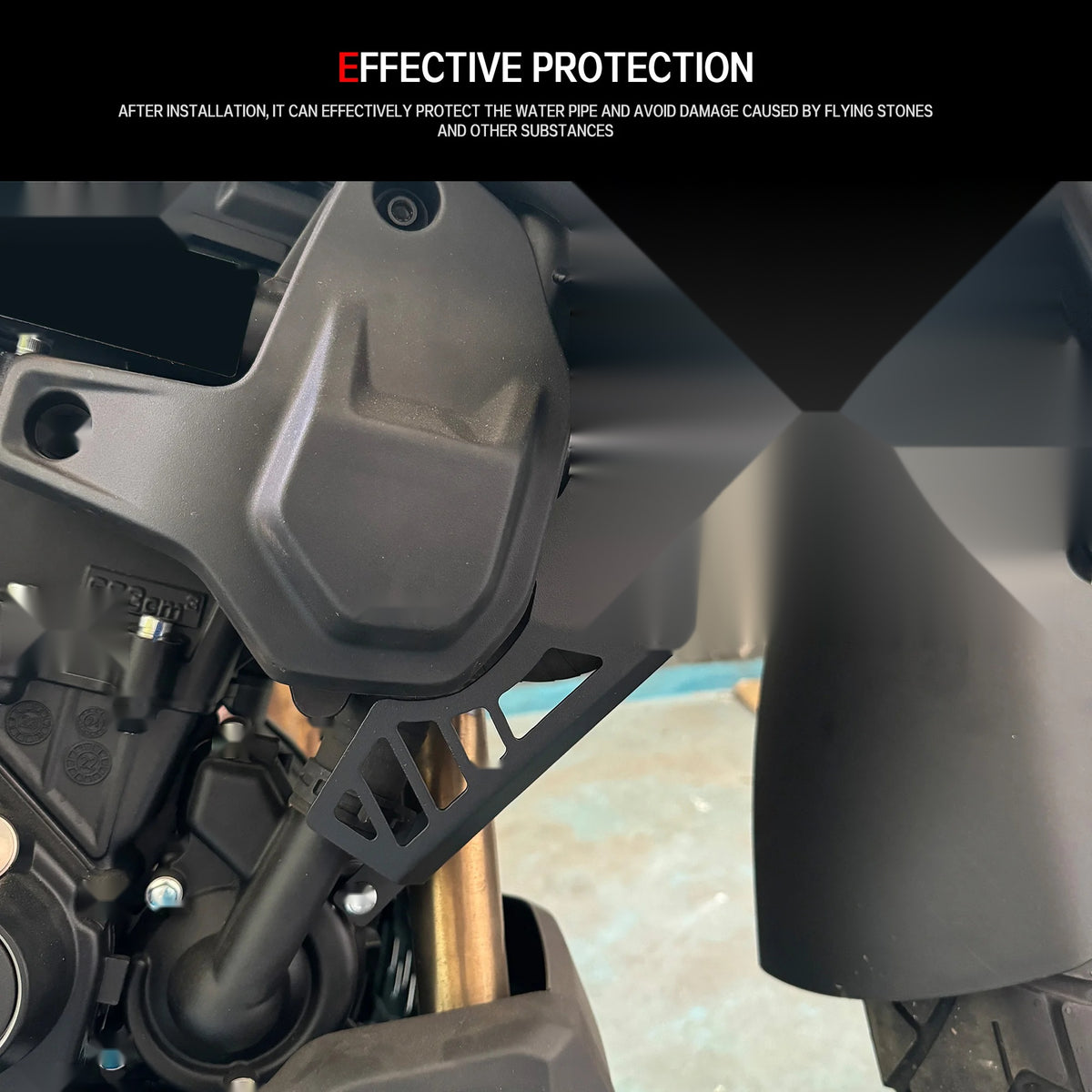 Black cylinder head valve cover protector 5