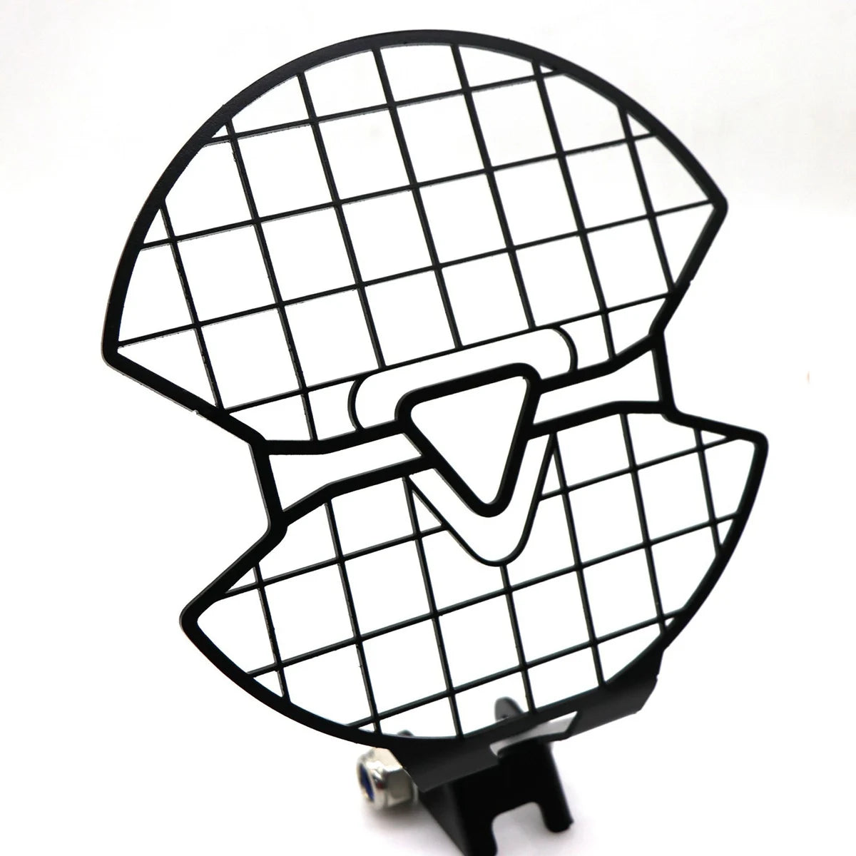 Black mesh headlight protection grille 5