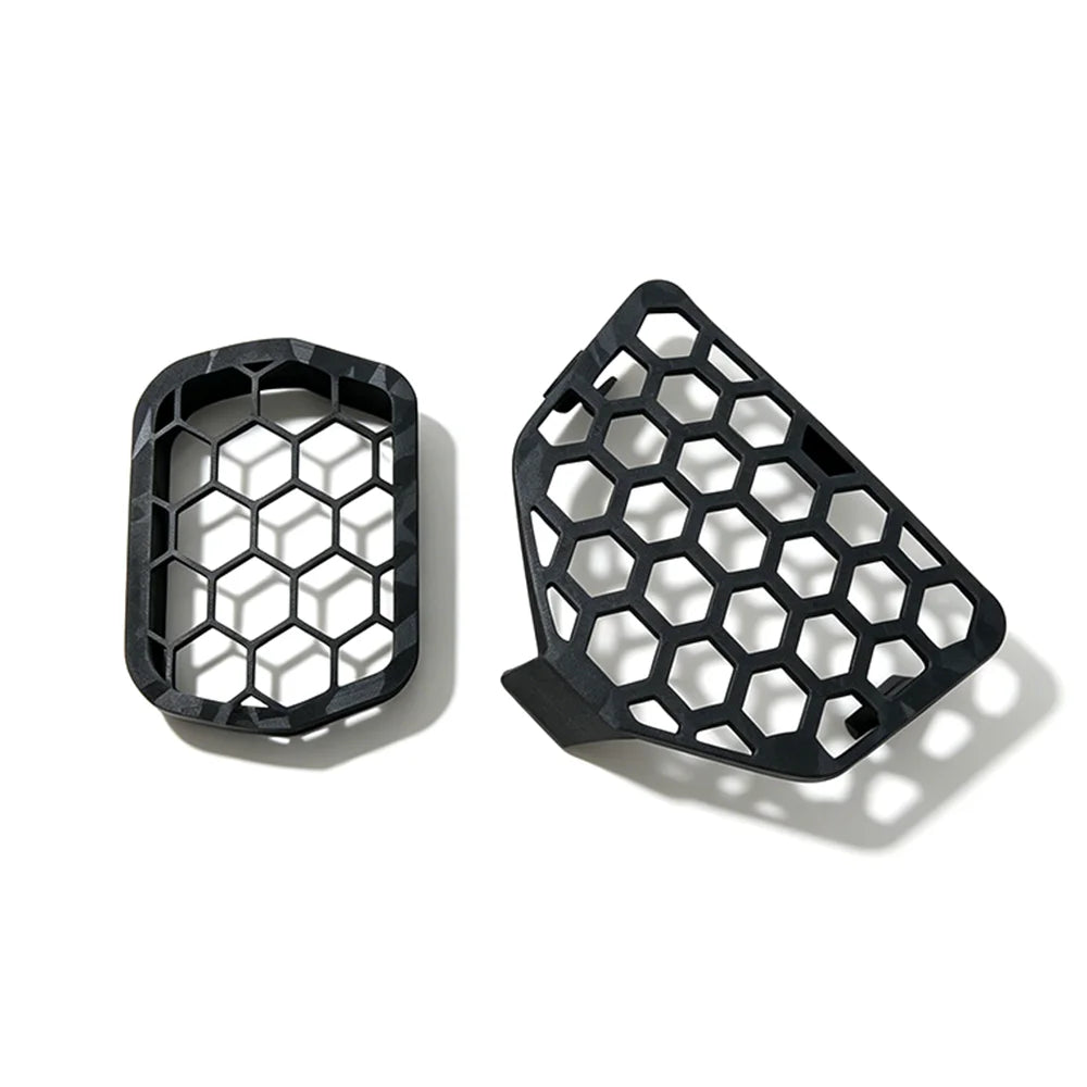 Black rally headlight protector guard 5