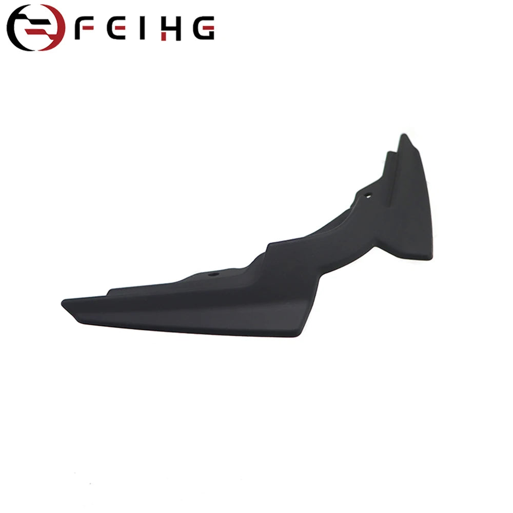Black plastic front fender extension 5