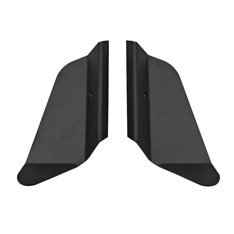 Aluminum air deflectors for motorcycle fairing 12