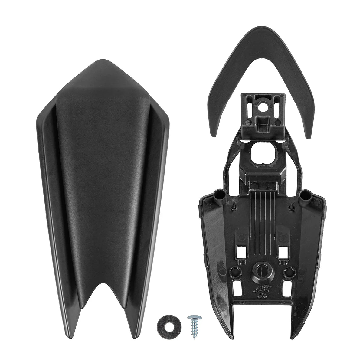 Black plastic rear seat cowl 13