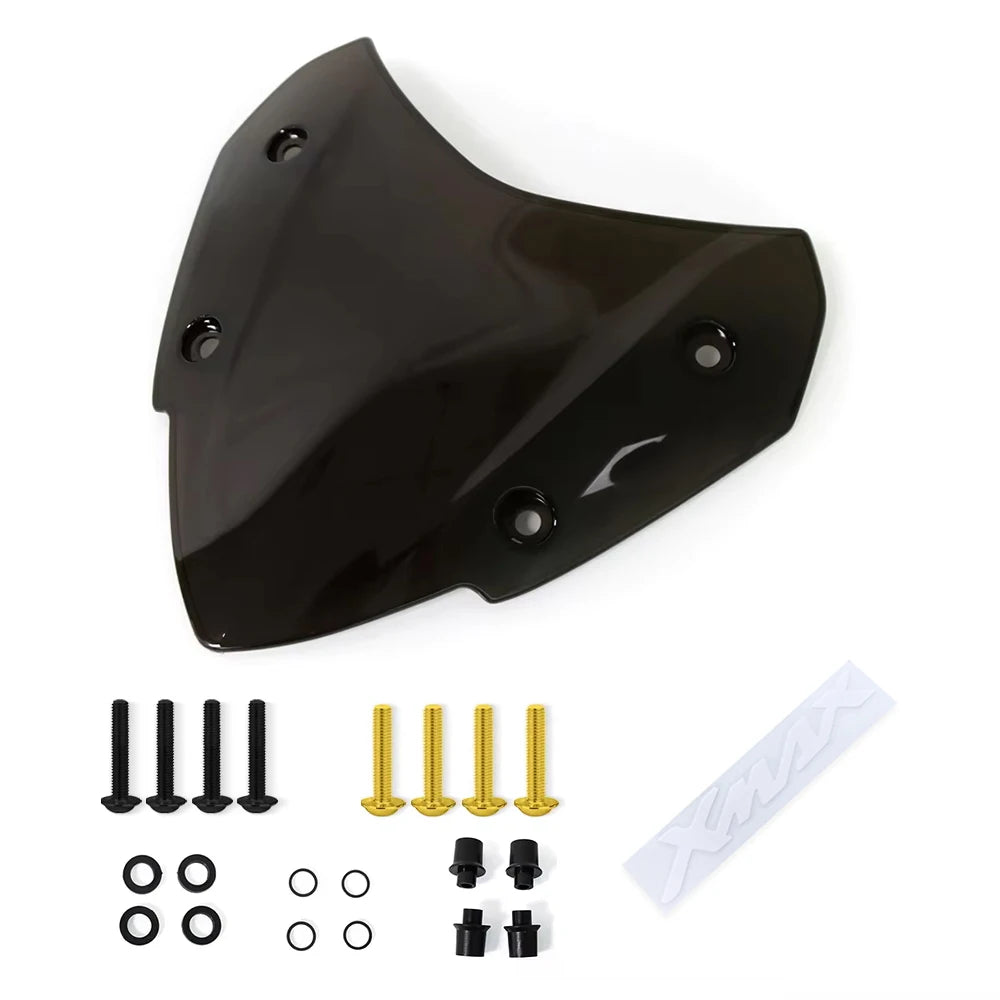 Black windscreen visor motorcycle deflector 13