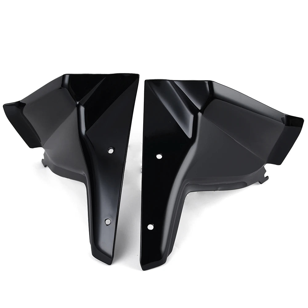 Black windshield deflector handlebar mounted 14