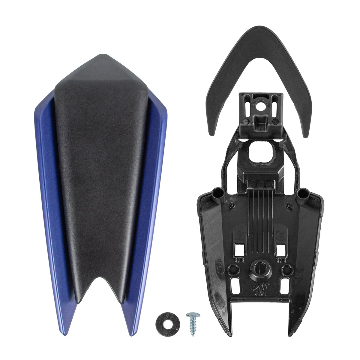 Black plastic rear seat cowl 16