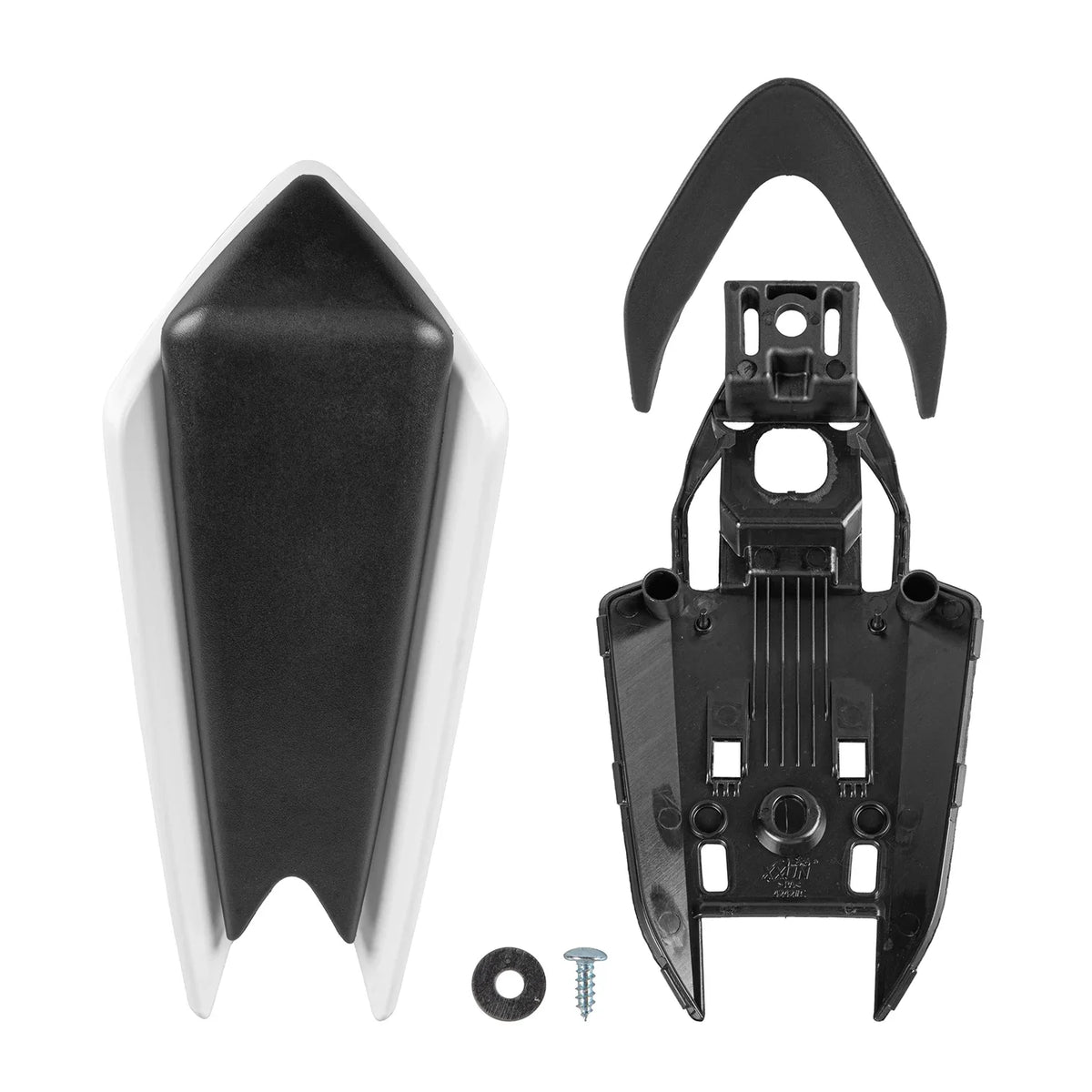 Black plastic rear seat cowl 17