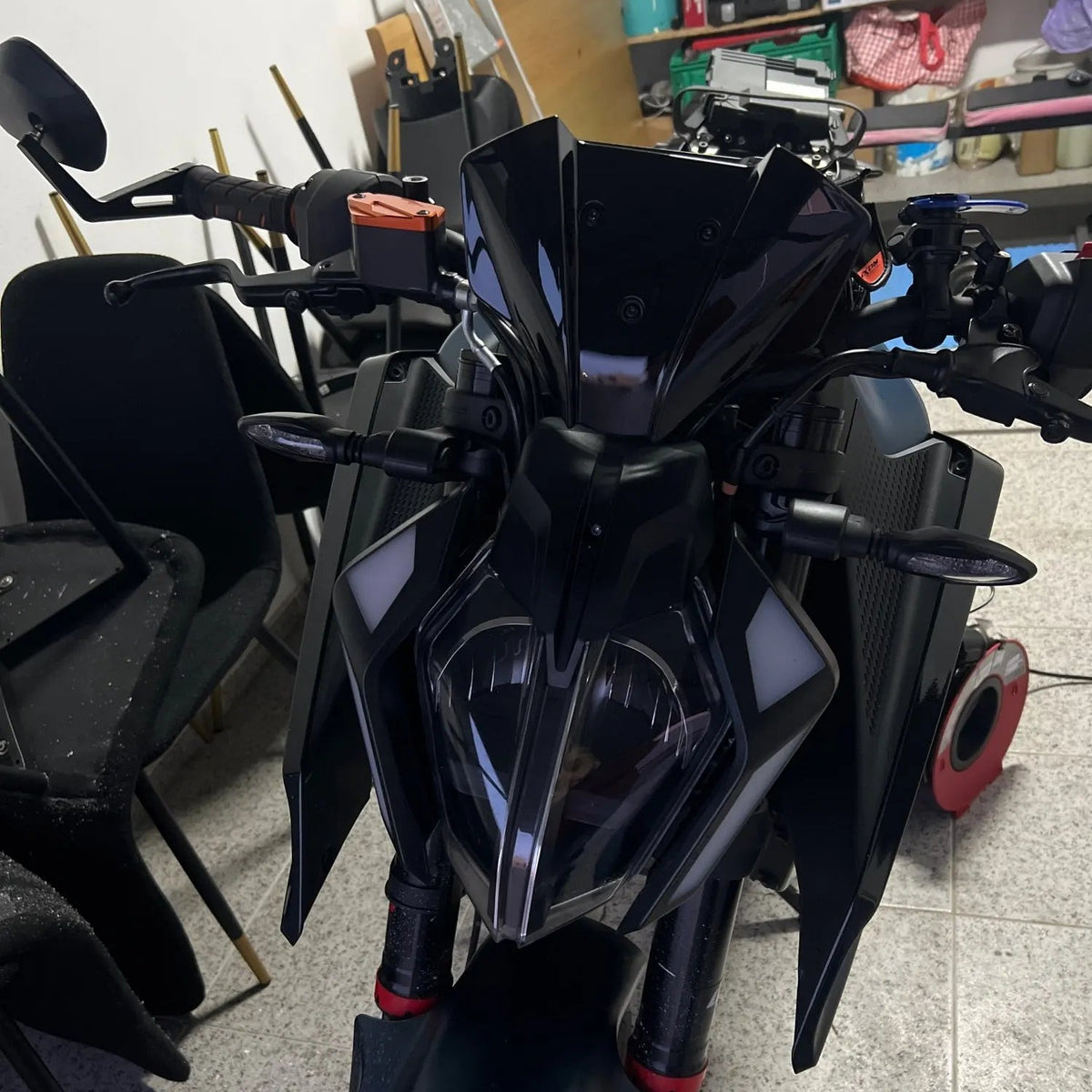 Windshield Flyscreen For KTM 1290 Super Duke R - 2020 to 2024 - installed
