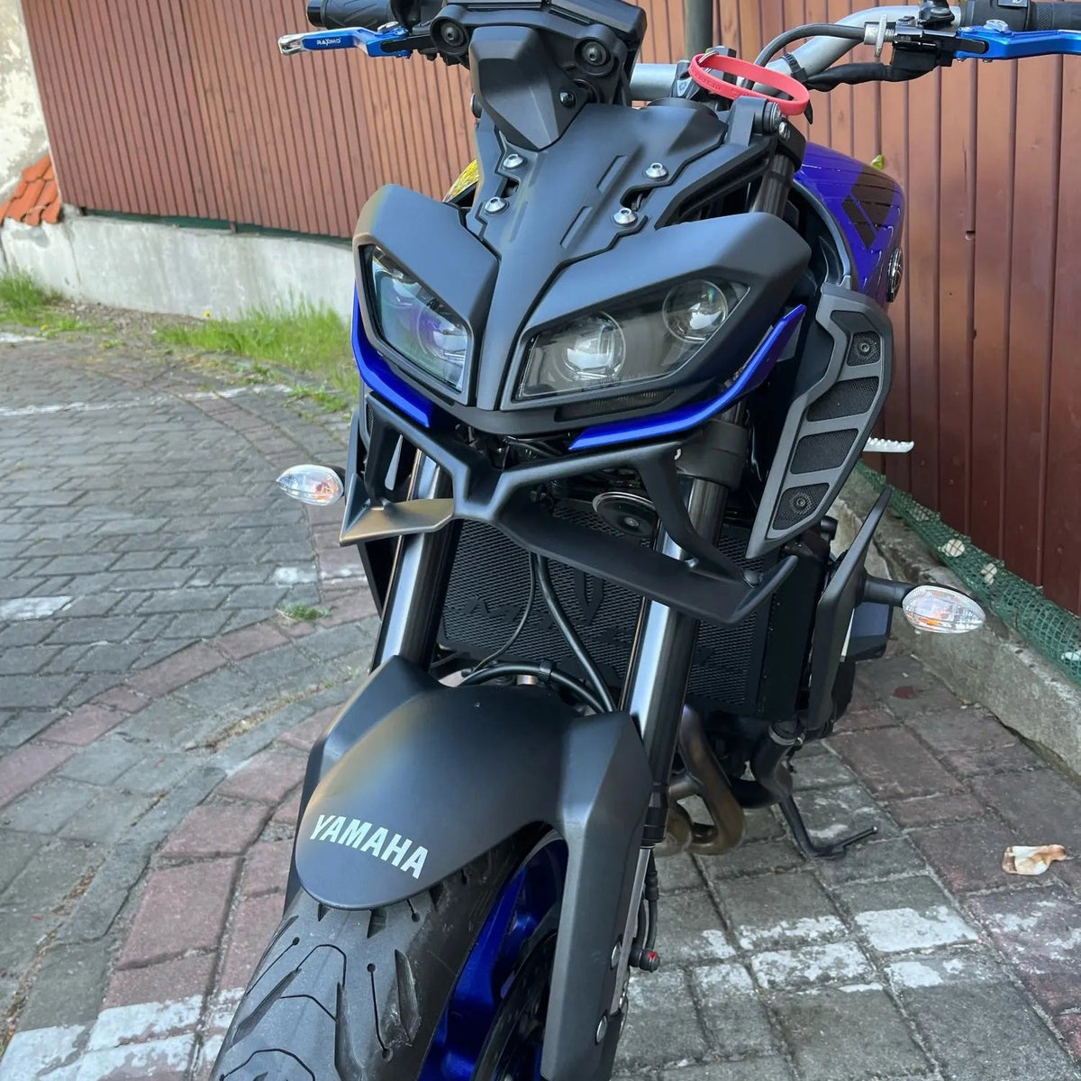 Front Spoiler Winglet Kit For Yamaha MT-09 / MT-09 SP - 2017 to 2020 - installed