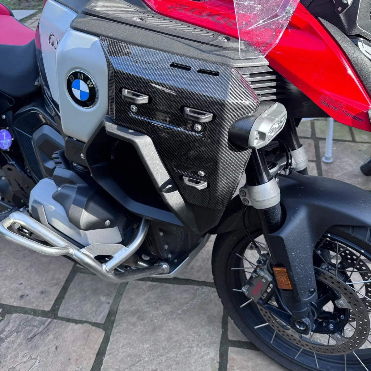 Radiator Side Panels For BMW R1300GS Adventure - 2024 to 2026 - installed