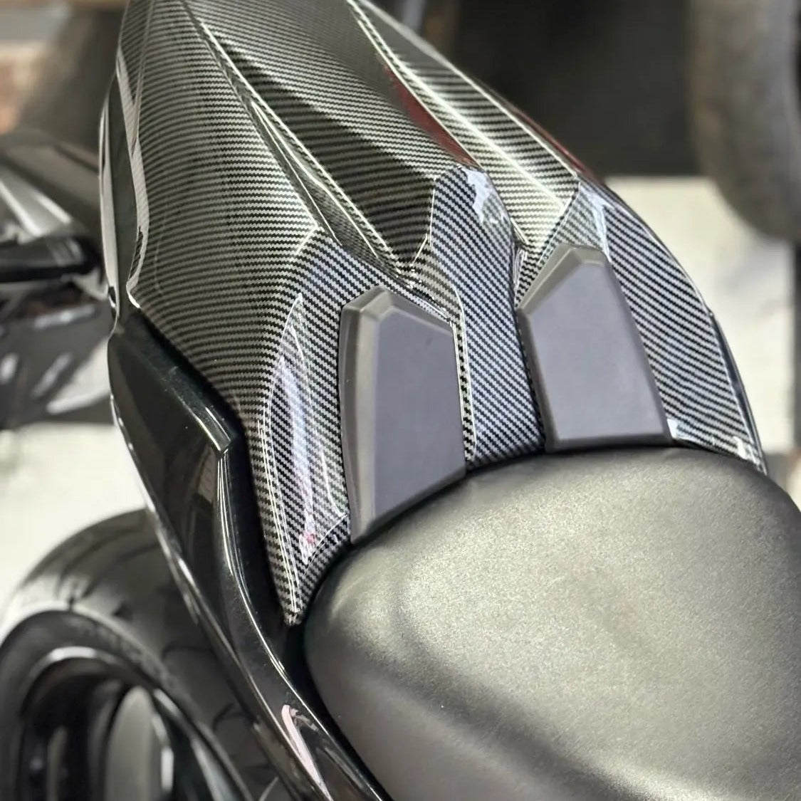 Rear Seat Cowl For Kawasaki Ninja 650 / Z650 - 2017 to 2024 - installed
