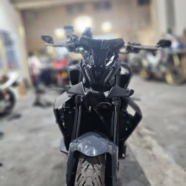 Front Fender Beak Extension For Yamaha MT-09 / MT-09 SP - 2021 to 2023 - installed
