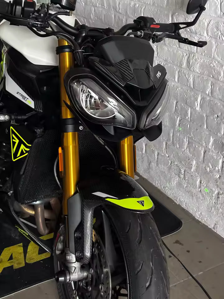Front Spoiler Lip For Triumph Street Triple 765 RS - 2020 to 2025
