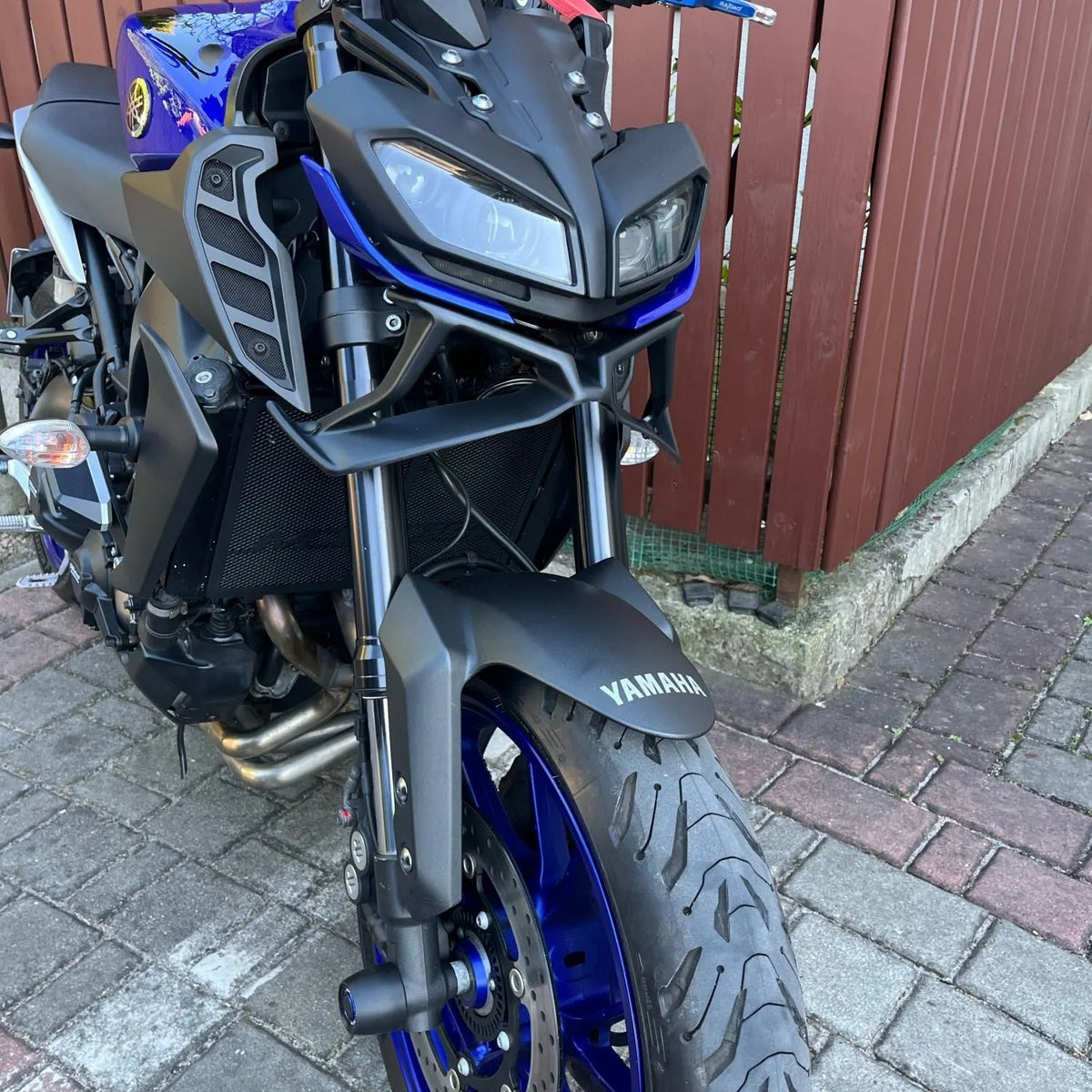 Front Spoiler Winglet Kit For Yamaha MT-09 / MT-09 SP - 2017 to 2020 - installed