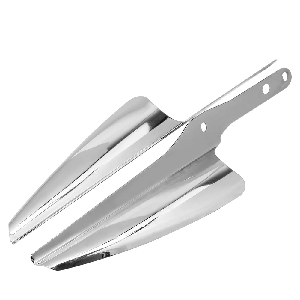 Chrome / Black Fork Wind Deflectors For Harley-Davidson Road King & Street Glide - 1995 to 2021