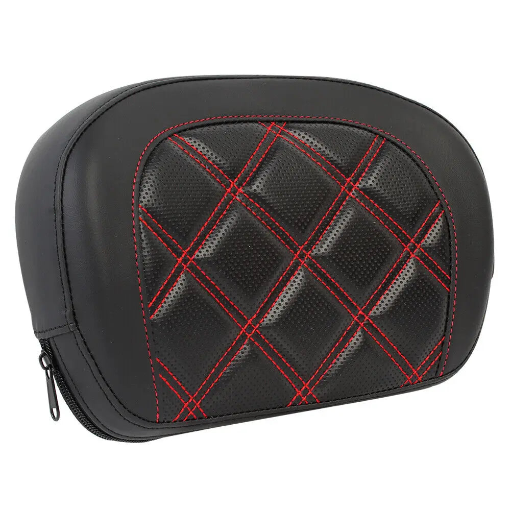 Rear Passenger Backrest Pad With Bracket For Harley-Davidson Touring / Softail Slim