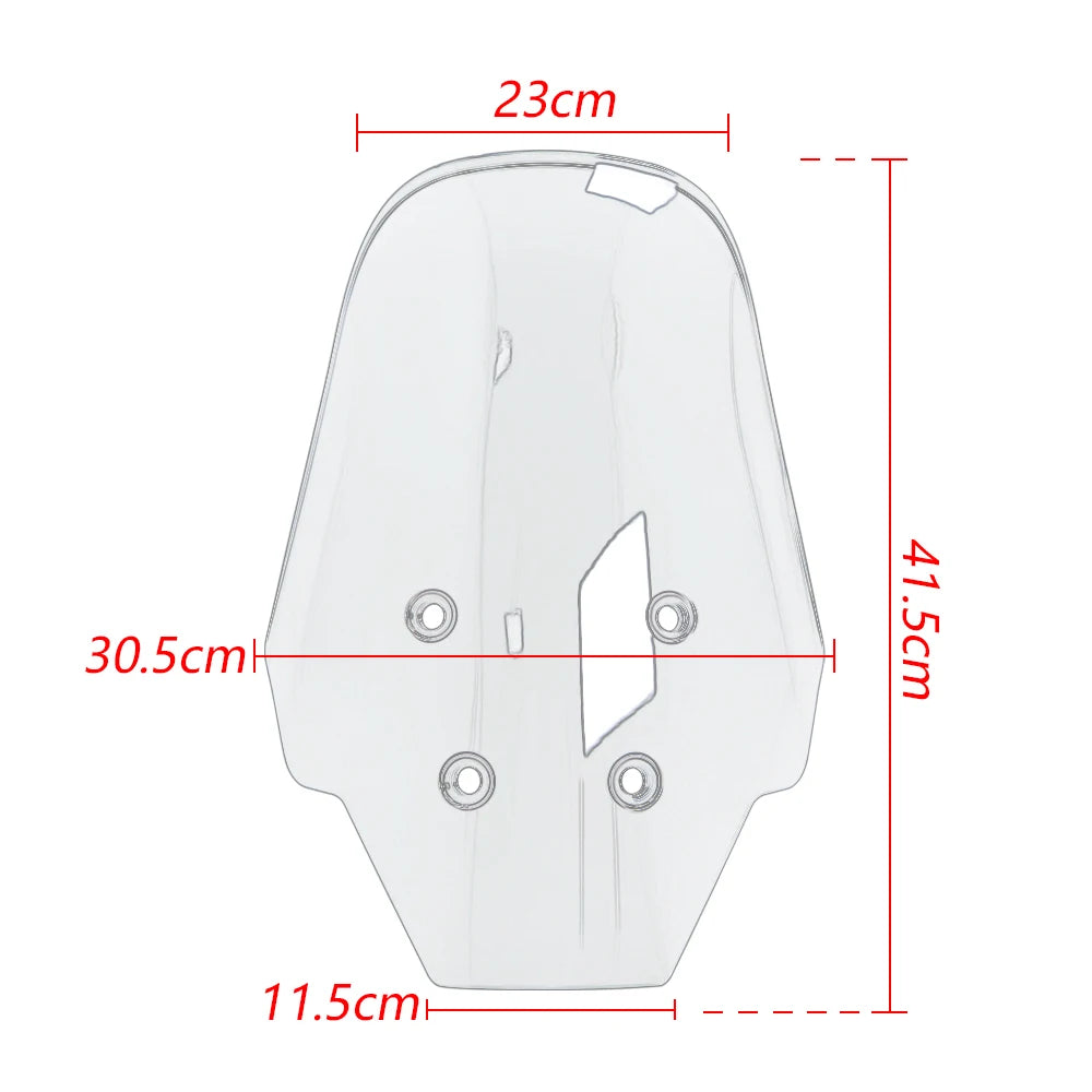 KLE 500 windshield side view
