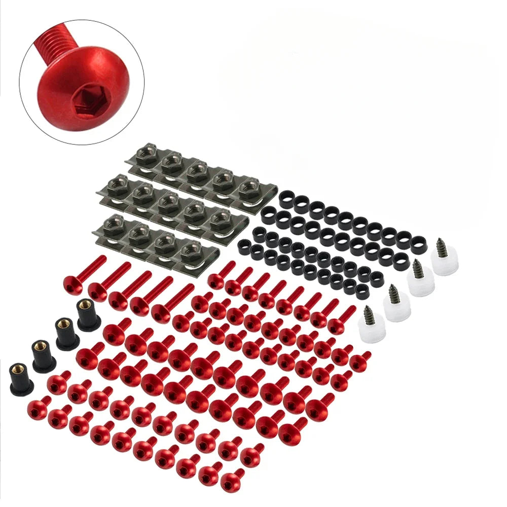 177-Piece Fairing Bolt Kit For Honda CBR600RR / CBR650R / CBR1000RR