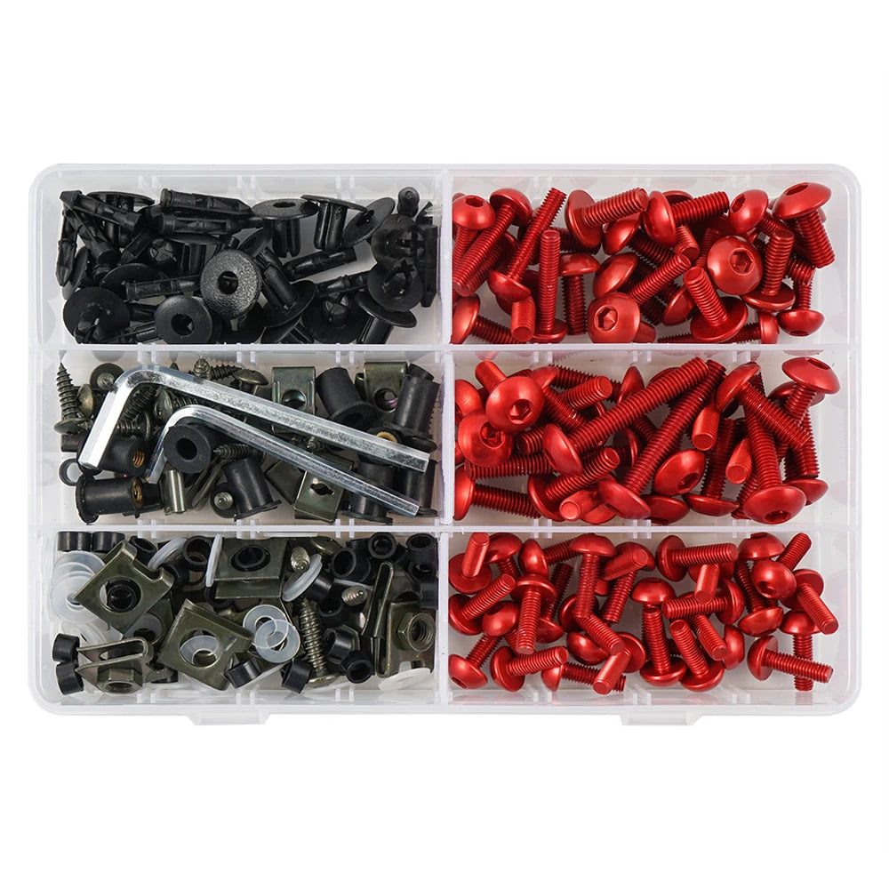 253-Piece Fairing Bolt Kit For Yamaha MT-07 / MT-09 / YZF-R1 / R6