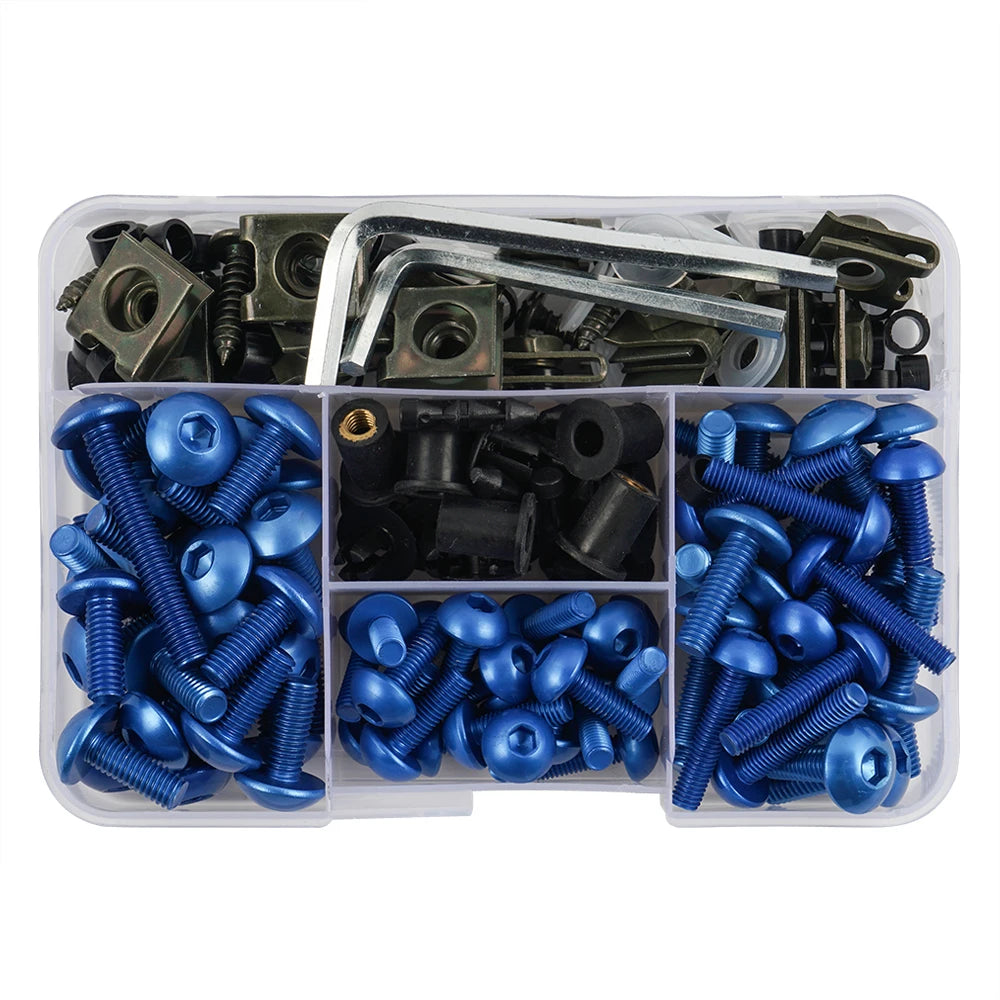 190-Piece Fairing Bolt Kit For Yamaha YZF-R1 - 1998 to 2019