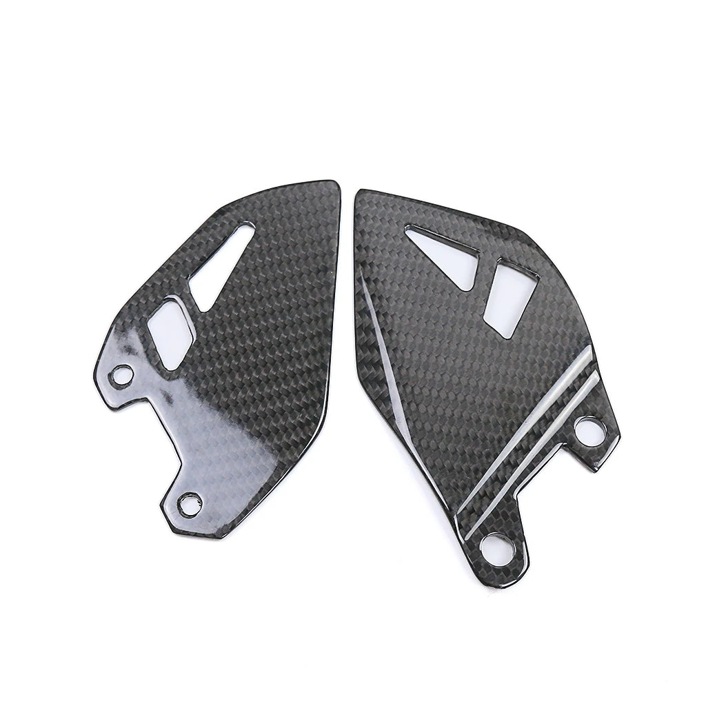 Carbon Fiber Heel Guards For Kawasaki Z H2 - 2020 to 2023