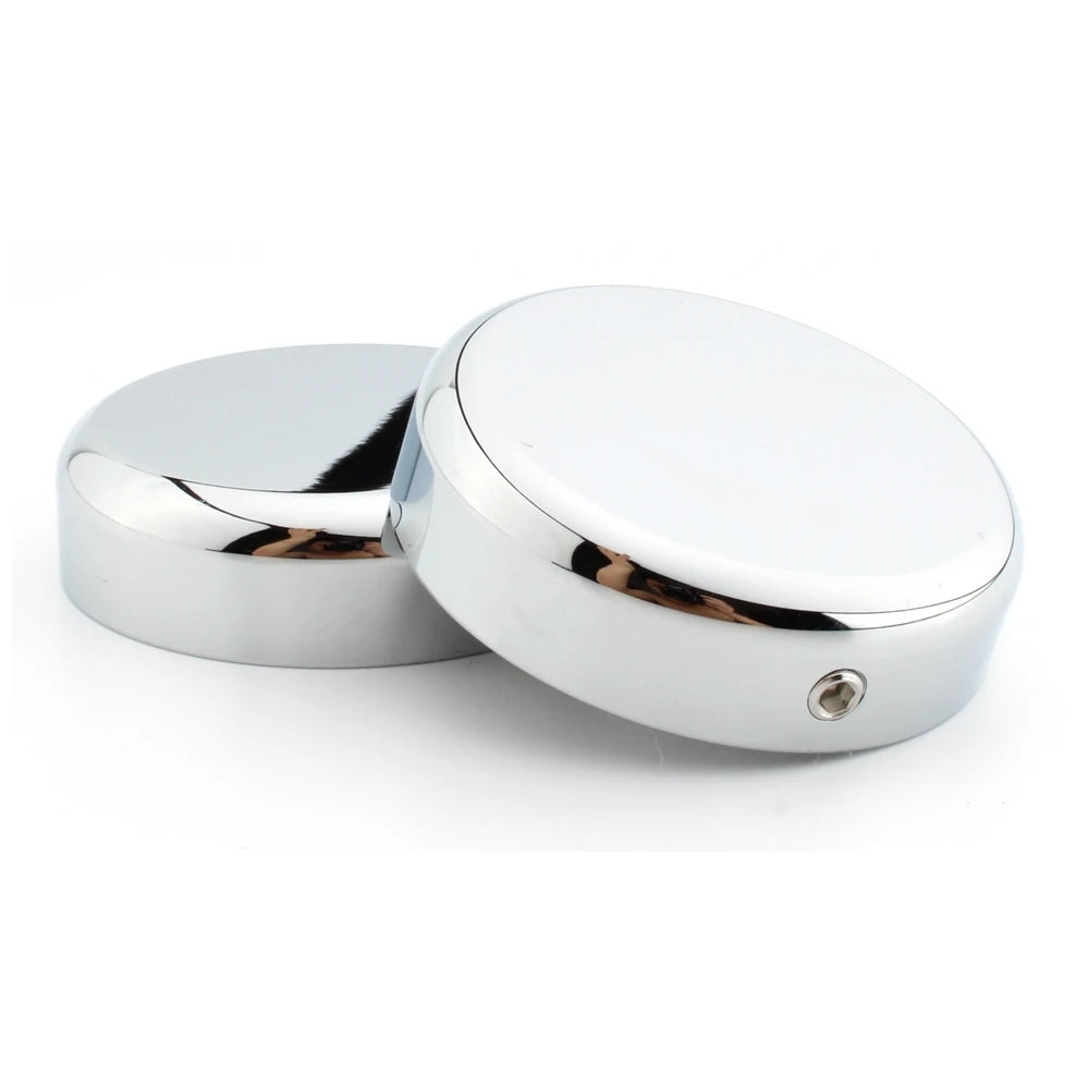 Chrome / Black Upper Fork Caps For Harley-Davidson Softail Street Bob & Breakout