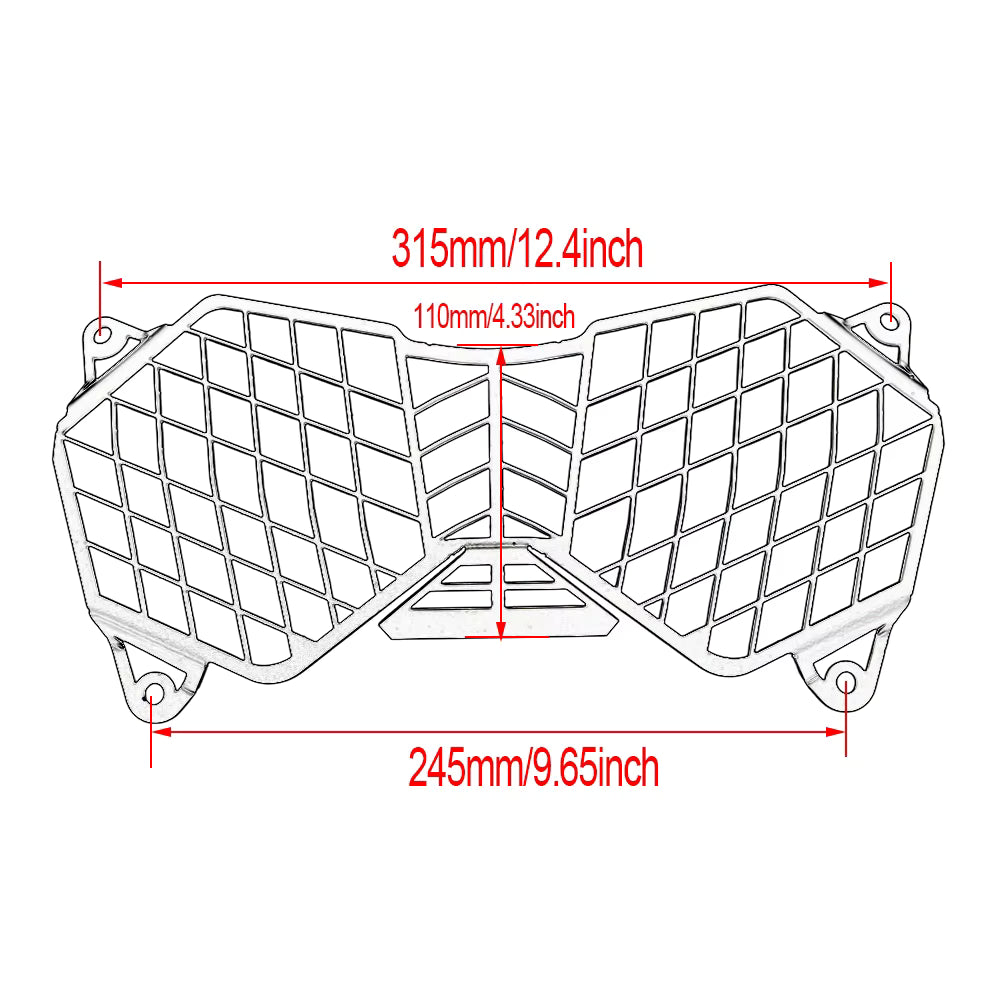 Headlight Grille Guard For Triumph Tiger 800 - 2011 to 2020