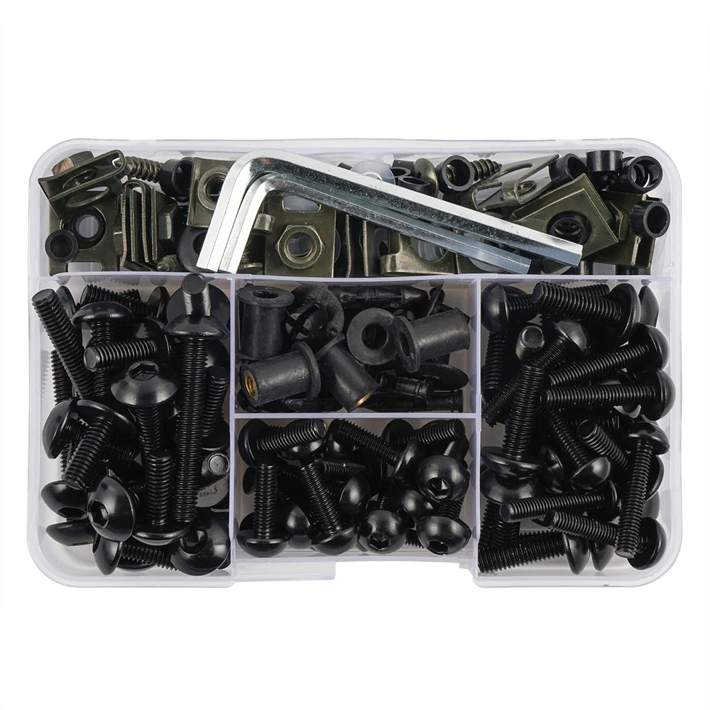 190-Piece Fairing Bolt Kit For Yamaha YZF-R1 - 1998 to 2019