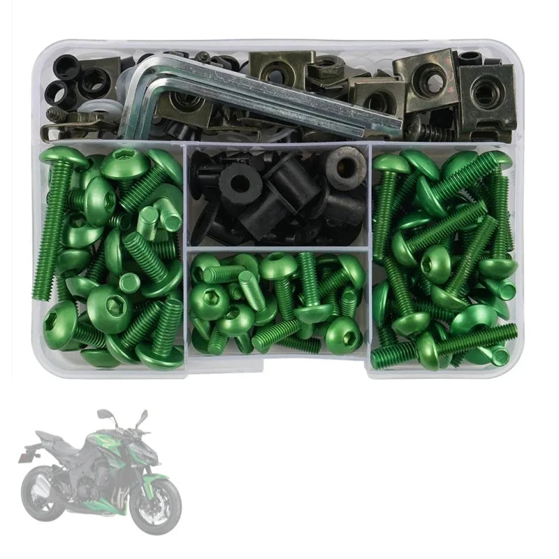 190-Piece Fairing Bolt Kit For Suzuki GSX-R600 / GSX-R750 / GSX-R1000