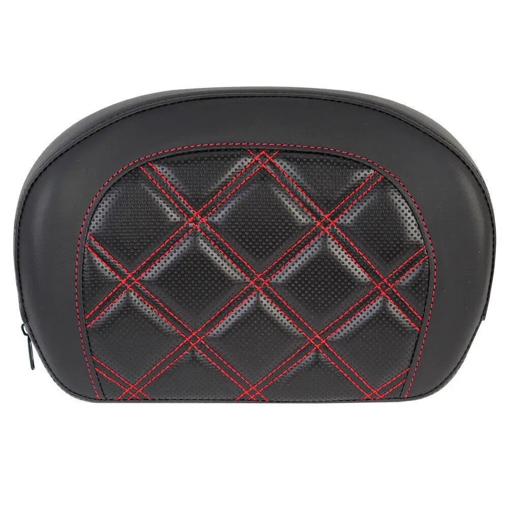 Rear Passenger Backrest Pad With Bracket For Harley-Davidson Touring / Softail Slim