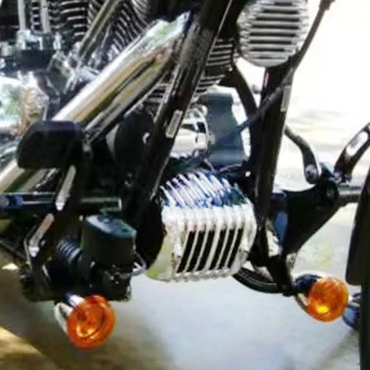 Chrome Voltage Regulator Cover For Harley-Davidson Softail - 2001 to 2017 - installed