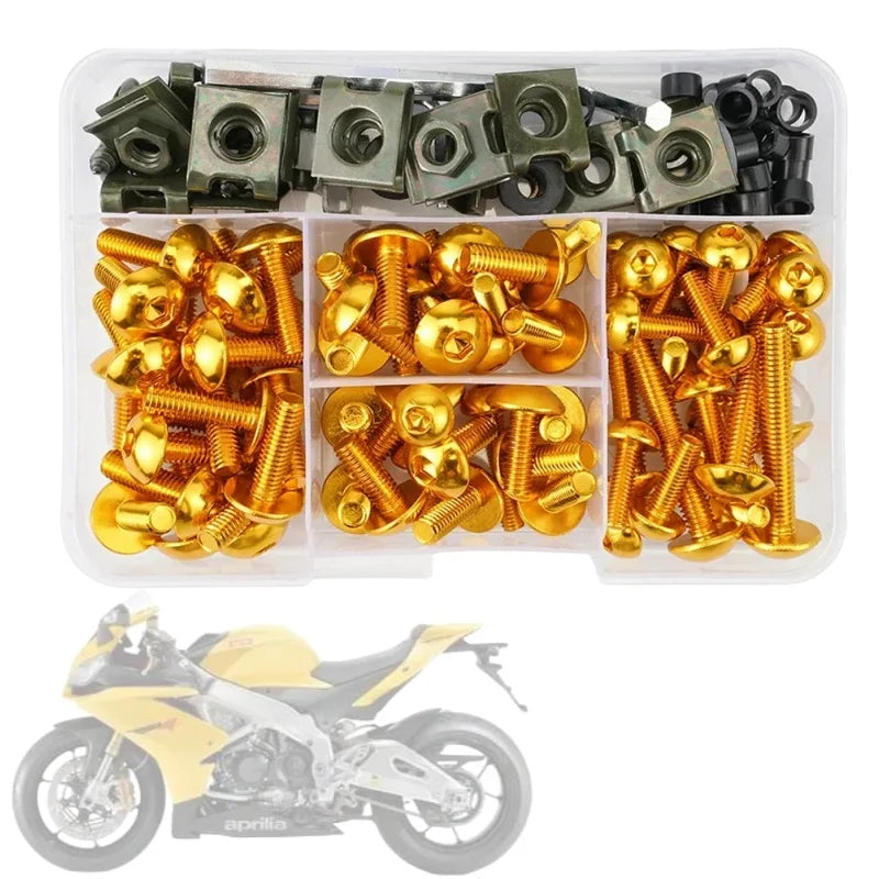 190-Piece Fairing Bolt Kit For Suzuki GSX-R600 / GSX-R750 / GSX-R1000