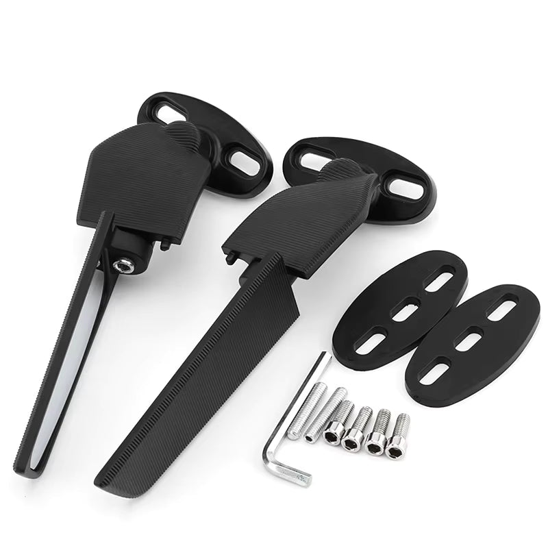 Aerodynamic Wing Adjustable Rearview Mirrors For Yamaha YZF-R6 / R1 / R3