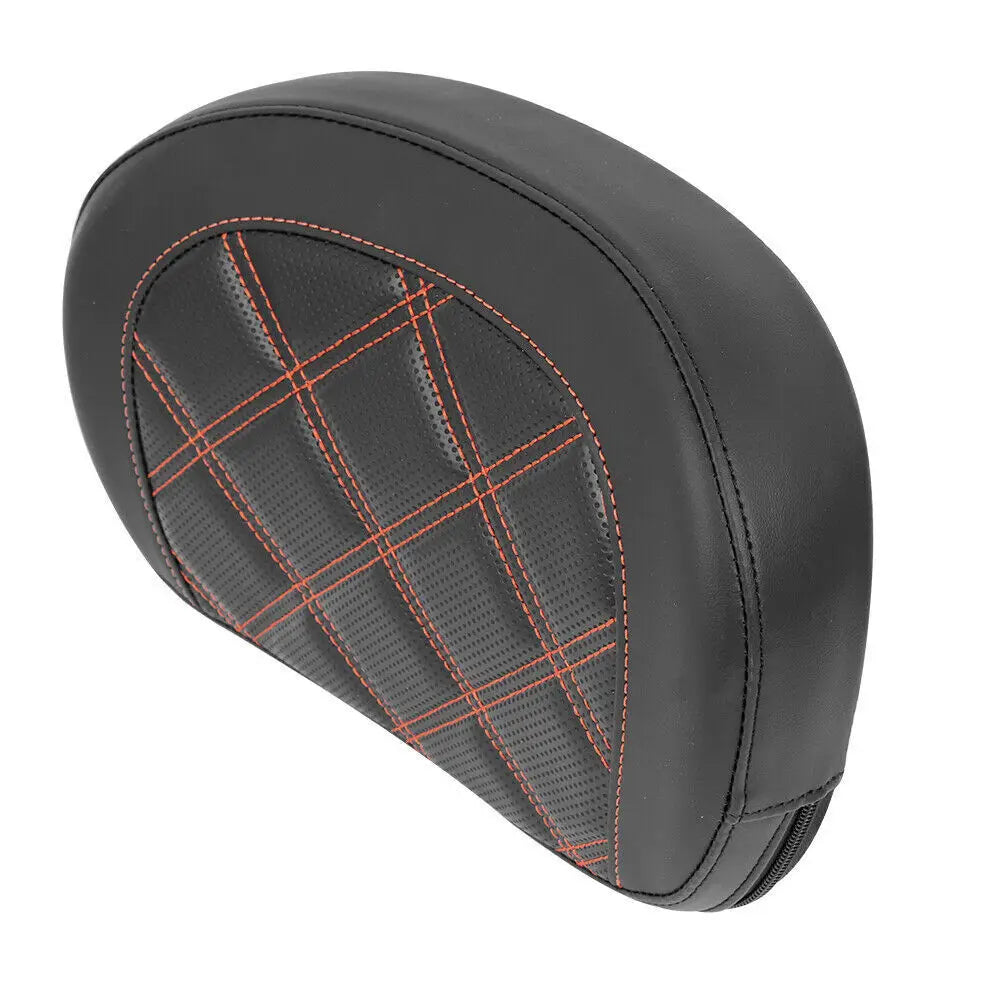 Rear Passenger Backrest Pad With Bracket For Harley-Davidson Touring / Softail Slim