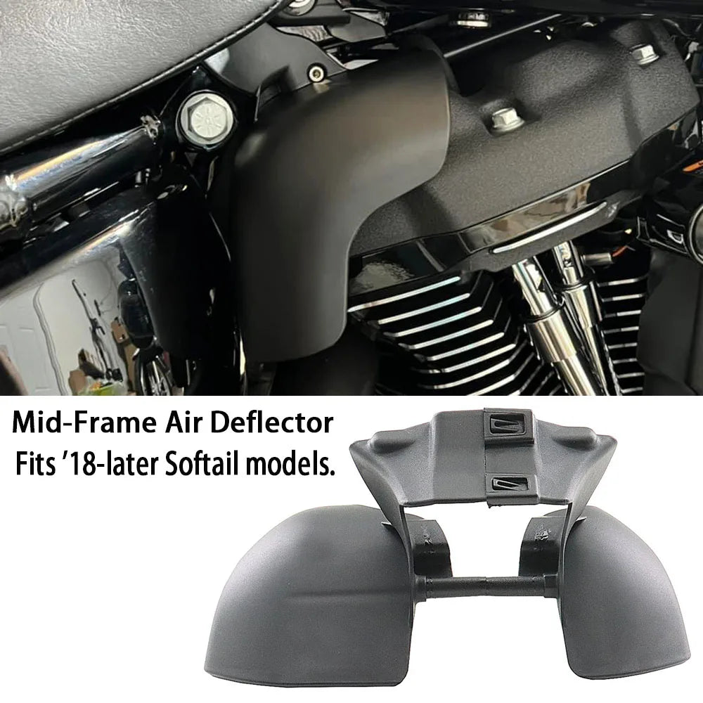 Déflecteur d'air de cadre central pour Harley-Davidson Softail - 2018 à 2024 1