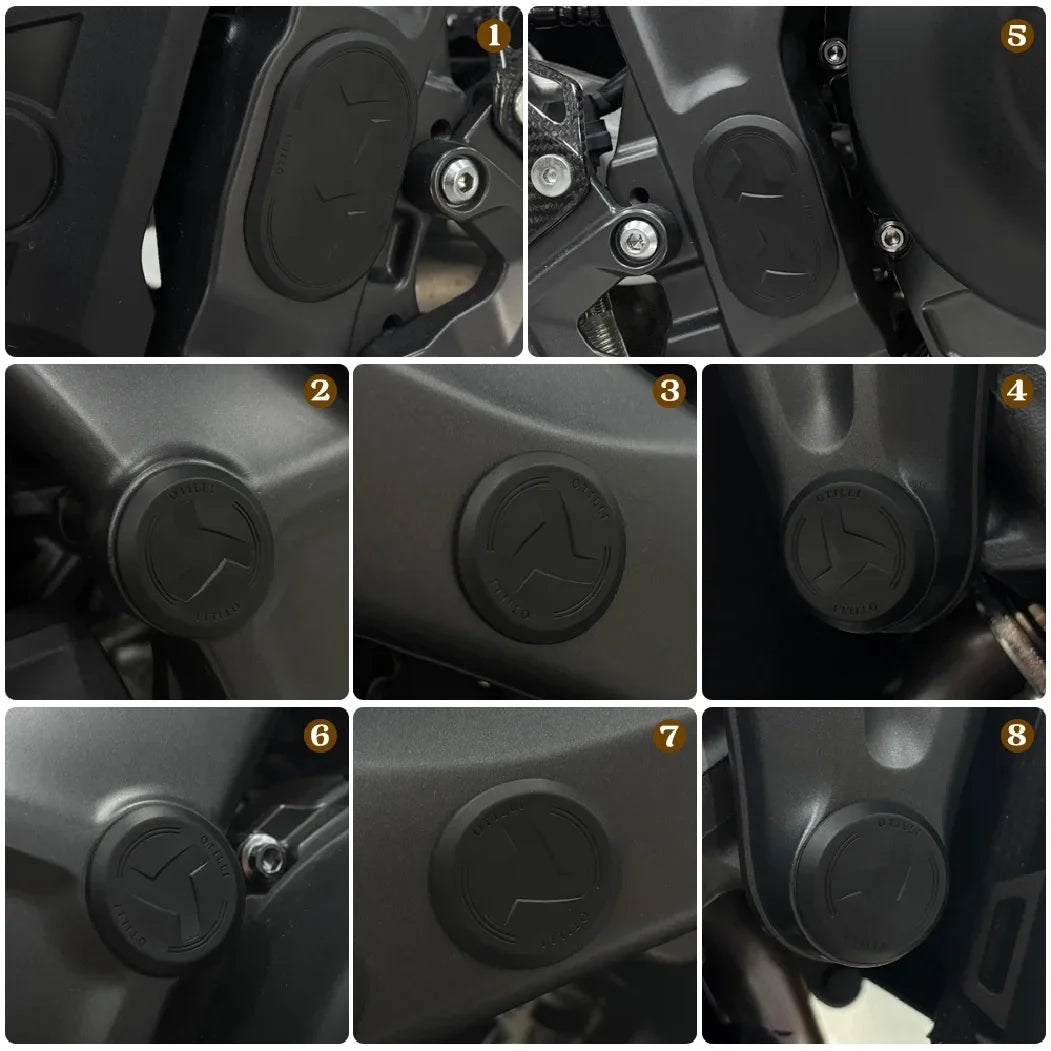 Frame Hole Caps For Yamaha MT-09 / MT-09 SP - 2021 to 2025 2