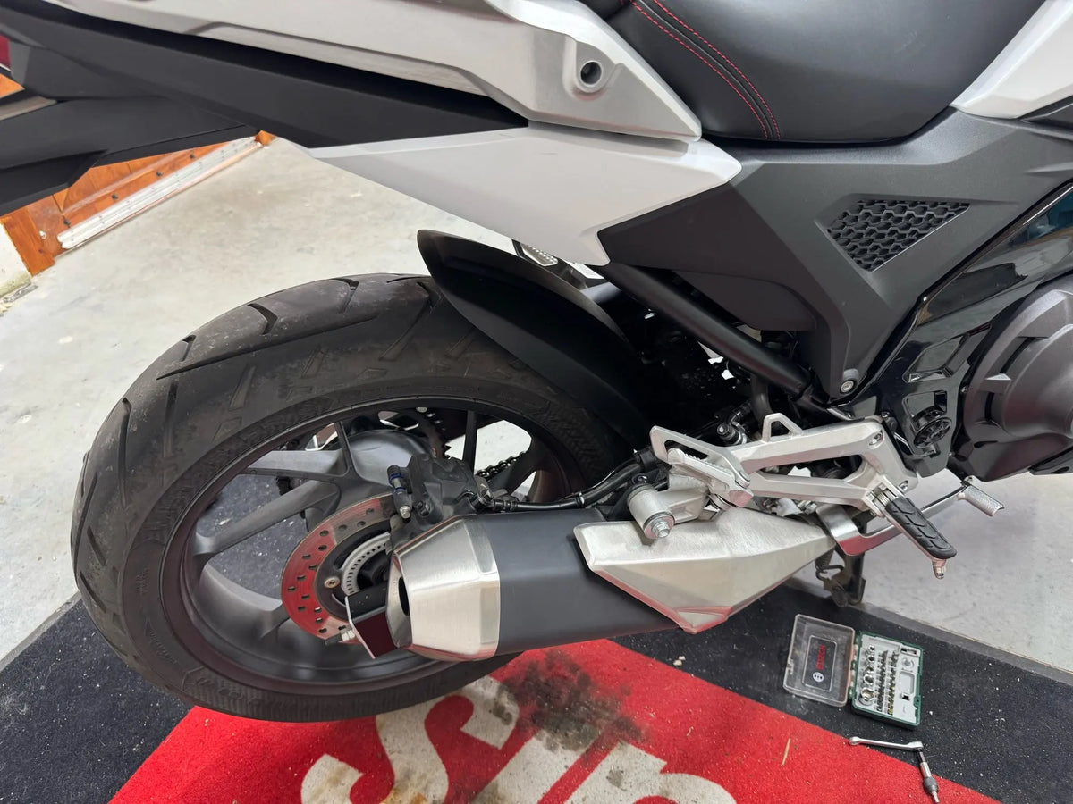 Honda NC750X rear fender extension customer review photo