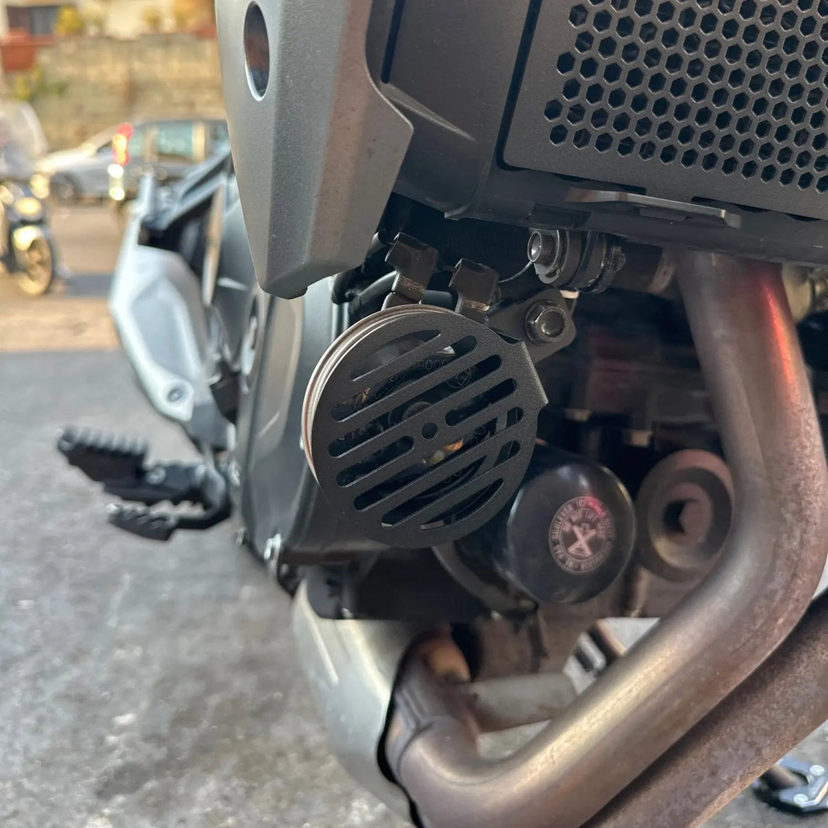 Honda XL750 Transalp horn cover customer review photo