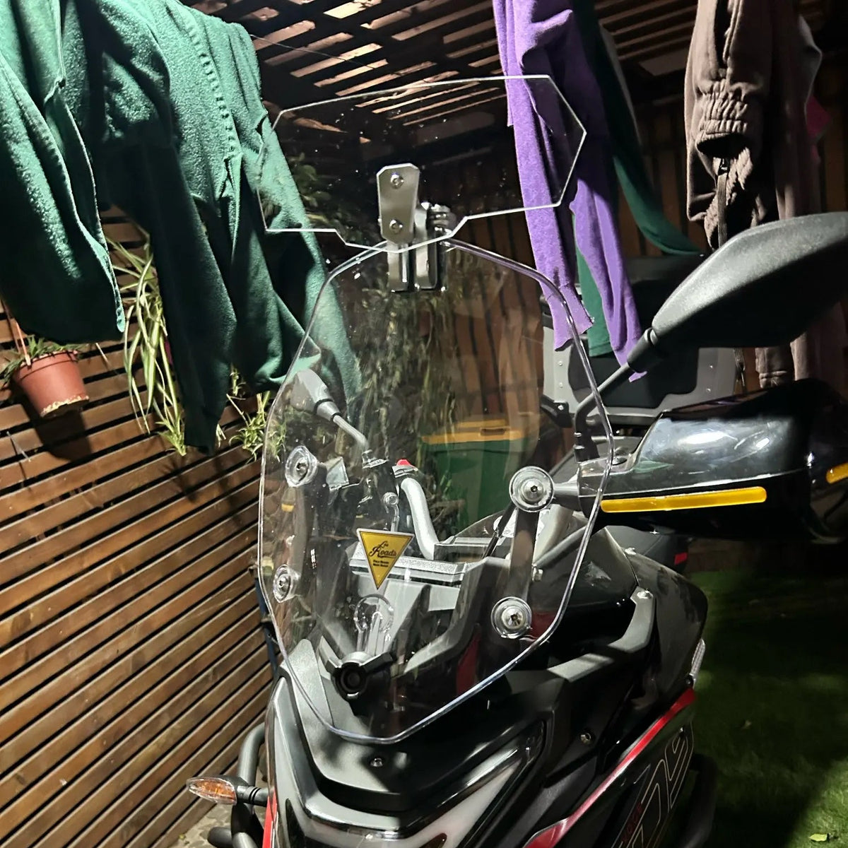 Universal Adjustable Windscreen motorcycle customer review photo